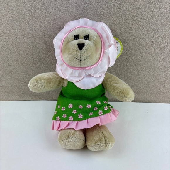 Starbucks Other - Starbucks Bearista Bear 92nd Edition 2010‎ Spring Flower Collectible Plush Bear